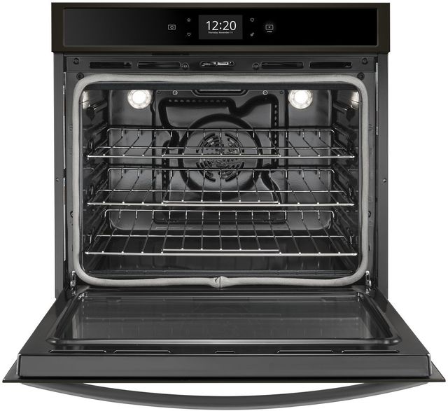 Whirlpool® 27" Print Resist Black Stainless Electric Built In Single Oven-1