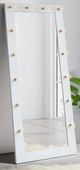 Elements International Lindy White Floor Mirror-0