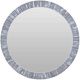 Bassett Mirror Radial Blue/Bone Wall Mirror-0