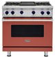 Viking® 7 Series 36" Spiced Cider Pro Style Liquid Propane Gas Range with Griddle-0