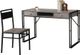 Titus Furniture 2-Piece Grey Desk and Chair Set-0