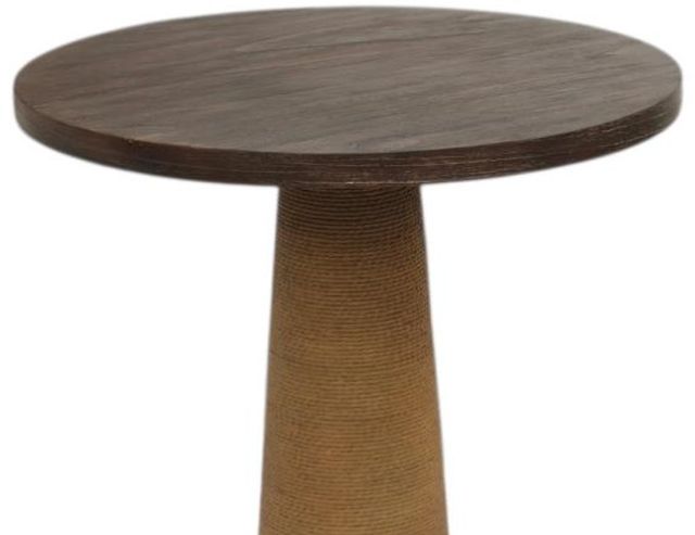 Legacy Classic Reflections Dark Roast Round End Table-1