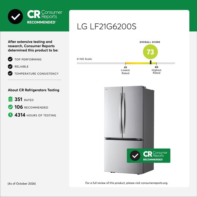 LG 33" 20.8 Cu. Ft. PrintProof™ Stainless Steel Counter Depth MAX™ French Door Refrigerator-1