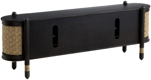 Martin Svensson Seagrass & Wood Smoked TV Stand-2