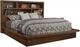 aspenhome® Modern Loft Brownstone King Bookcase Bed-0