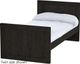 Crate Designs™ Furniture Espresso King Panel Bed-0