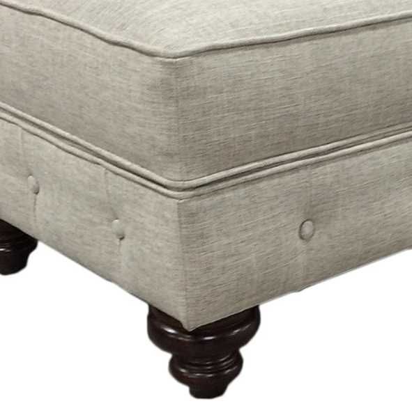 Marshfield Furniture Philip White Ottoman-1