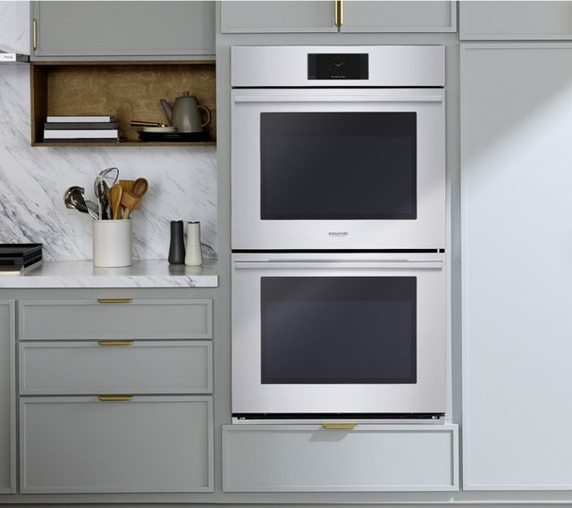Signature Kitchen Suite 30" Satin Stainless Steel Double Electric Wall Oven