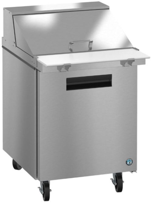 Hoshizaki 27" 7.21 Cu. Ft. Stainless Steel Single Section Mega Top Prep Table Refrigerator-1