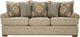 Craftmaster® Customizable Craftmaster Essentials Rolled Arm Three Cushion Sofa-2