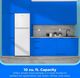 Midea® 22" 10.1 Cu. Ft. Stainless Steel Look Top Freezer Refrigerator-5