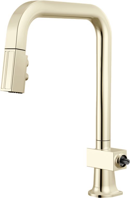 Brizo Frank Lloyd Wright® Brilliance® Polished Nickel Kitchen Faucet with Square Spout-0