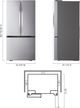 LG 33" 20.8 Cu. Ft. PrintProof™ Stainless Steel Counter Depth MAX™ French Door Refrigerator-4