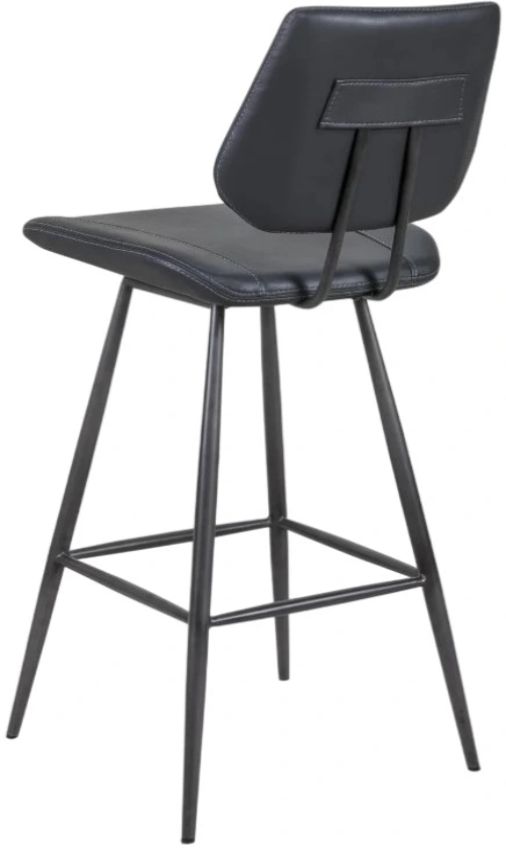 Modus Furniture Crossroads Vinson Cobalt Swivel Bar Stool-3