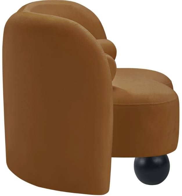 Meridian Furniture Daphne Saddle Velvet Accent Chair-3
