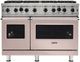 Viking® 5 Series 48” Blush Pro Style Liquid Propane Gas Range-0