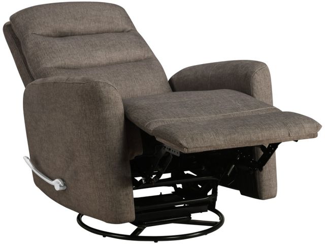 New Classic® Home Furnishings Takami Chocolate Manual Swivel Recliner-3