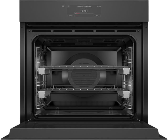 Fisher & Paykel Series 11 24” Black Glass Minimal Handleless Combi-Steam Oven-1