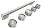 KitchenAid® 30" Monochromatic Stainless Steel Commercial-Style Induction Range Handle and Knob Kit-0