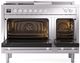 Ilve® Professional Plus II 48" Stainless Steel Pro Style Dual Fuel Range-1