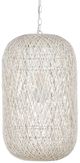Currey & Company Cream Cocoon Medium Pendant-4