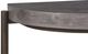 Modus Furniture Lyon Gray Console Table with Brushed Bronze Base-4