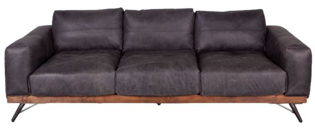 Home Trends & Design Portofino Antique Ebony/Oak Sofa-1