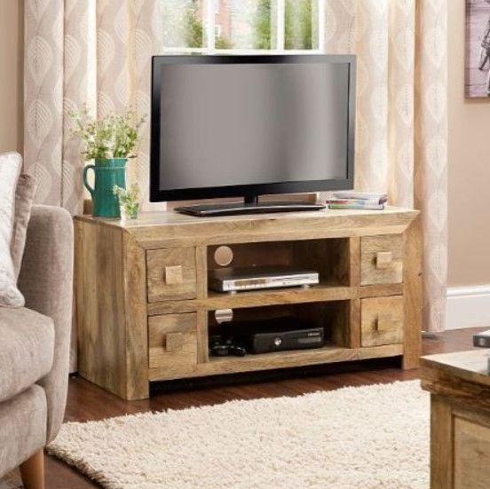 Jaipur Furniture Dakota Light Brown 4-Drawer Plazma TV Unit-2