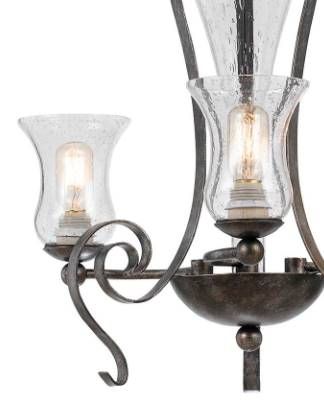 Cal® Lighting & Accessories Metal 3-Light Eternity Chandelier-1