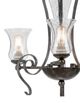 Cal® Lighting & Accessories Metal 3-Light Eternity Chandelier-1