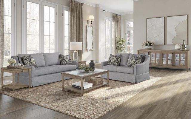 Bernards Citrus Heights Gray Pioneer Sofa-1