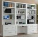 Parker House® Catalina 6-Piece Cottage White Workspace Library Wall-0