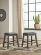 Signature Design by Ashley® Caitbrook Gray Upholstered Counter Stool-2