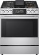 LG SIGNATURE Iconic Collection 30” PrintProof™ Stainless Steel Slide-In Gas Range with Dynamic Probake Convection® , Air Fry, and Air Sous Vide-0