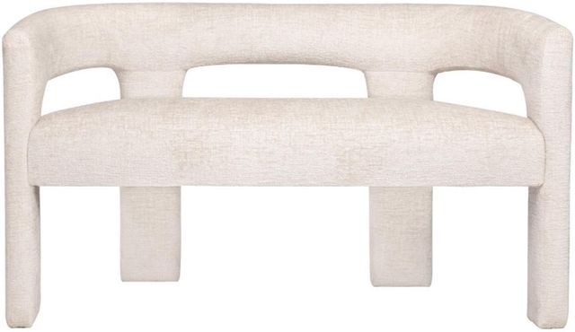 Jofran Inc. Urban Archive Gwen Natural Upholstered Dining Bench-2