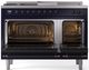 Ilve® Nostalgie II Series 48" Midnight Blue Pro Style Dual Fuel Range-1