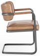 Classic Home Fonda Adobe Tan/Black Dining Chair-3