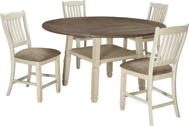 Signature Design by Ashley® Bolanburg 7-Piece Brown/White Dining Set-1