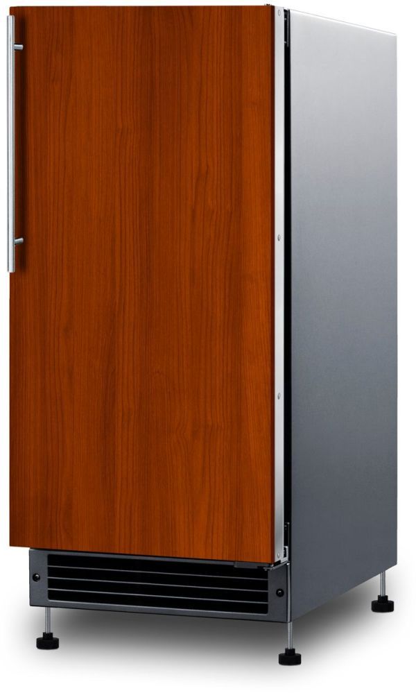 Summit® 15" 25 lb. Panel Ready Ice Maker-2