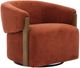 Parker House® Finley Island Rust Swivel Accent Chair-0