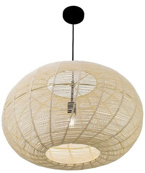 YHD Sina Beige 1-Light Large Pendant Lighting-3