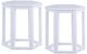 ACME Furniture Reon 2-Piece White End Table Set-0