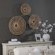 Crestview Collection Sunburst 3-Piece Natural Wall Décor Set-1