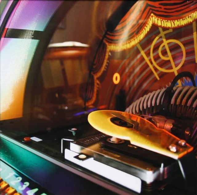 Stylecraft Jukebox I Black/Copper/White Wall Art-1