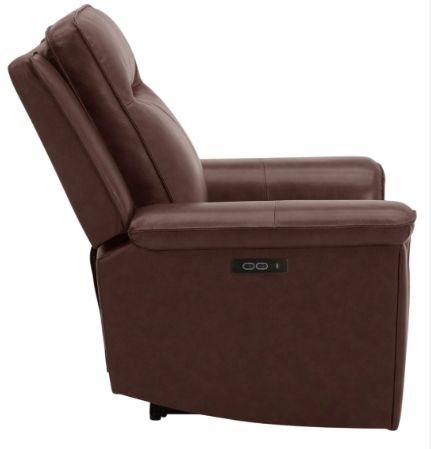 Liberty Furniture Avery Cognac Leather Power Recliner-4