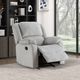 Homelegance® Fairview Gray Manual Glider Recliner-1