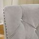 Furniture of America® Diocles 2-Piece Gray/Silver Dining Side Chair Set-2