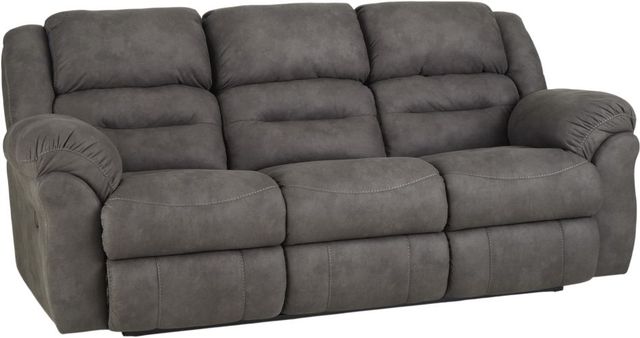 HomeStretch Gambler Dark Shadow Manual Double Reclining Sofa-0
