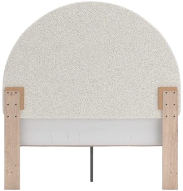 Signature Design by Ashley® Arloster Tan/White Full Upholstered Panel Bed-4