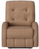 Flexsteel® Customizable Devon Leather Power Rocking Recliner with Power Headrest-4